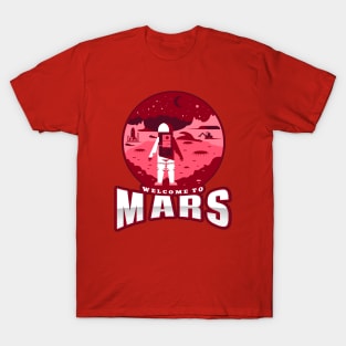 Astronaut on mars - space astronaut mars T-Shirt